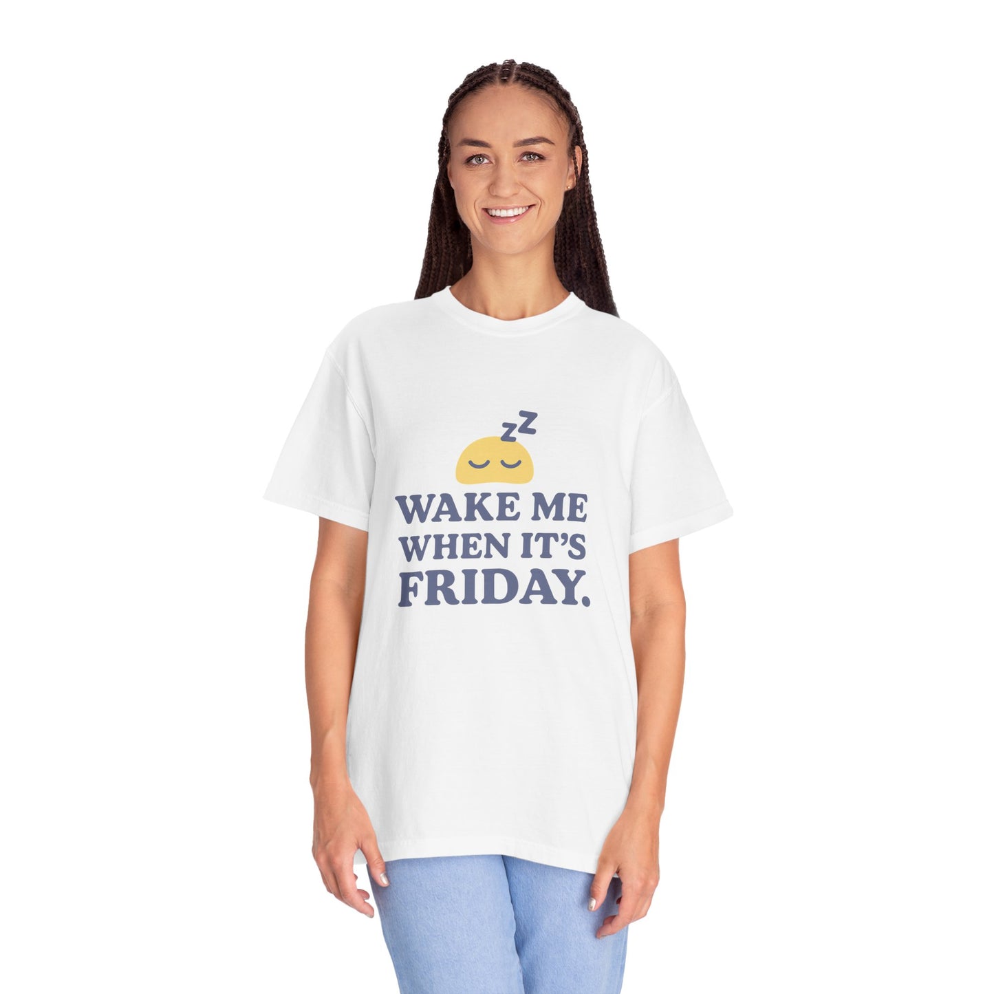 Wake Me When It's Friday Unisex T-Shirt, Casual Friday Tee, Gift for Her/Him, Weekend Vibes Apparel, Relaxed Fit Graphic Shirt
