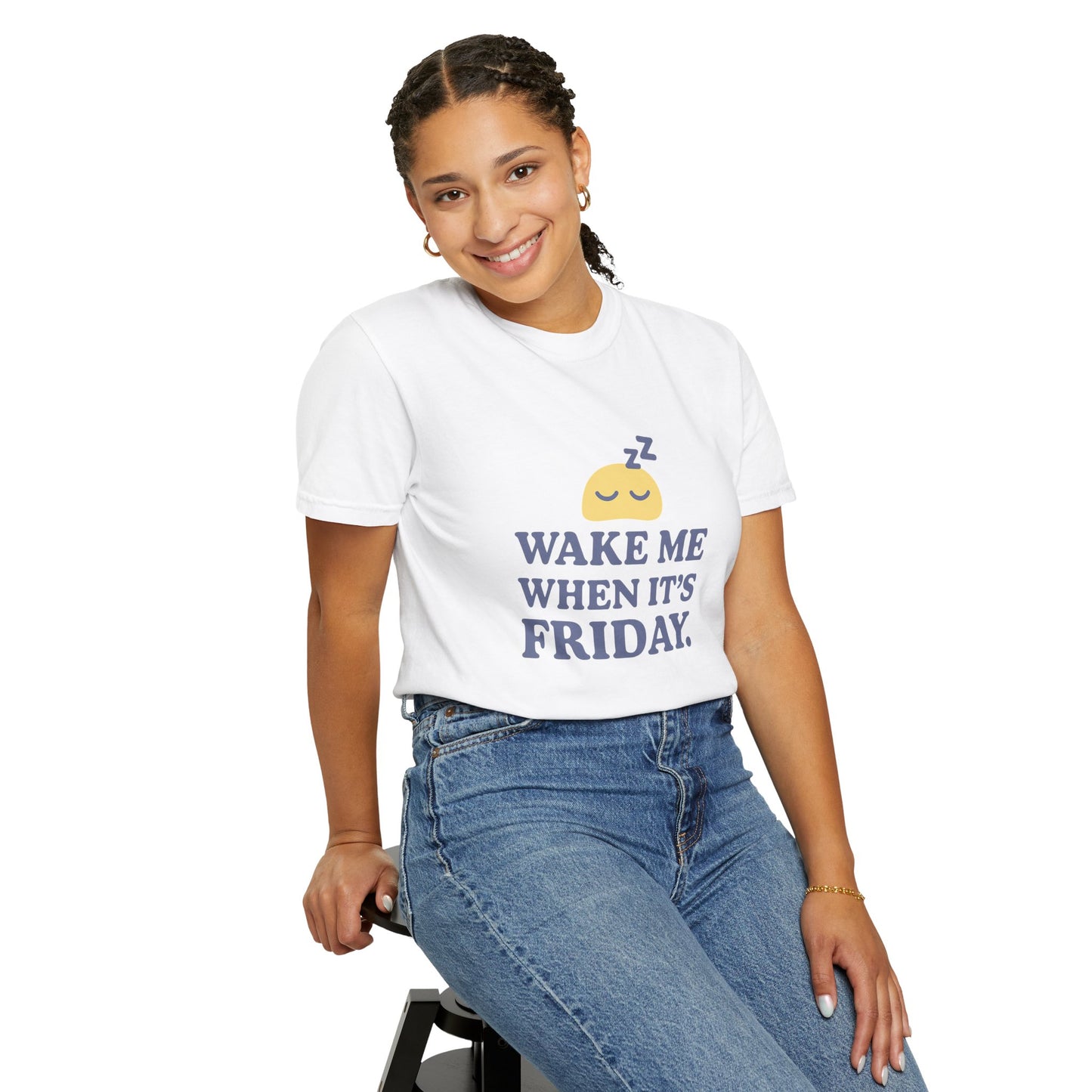 Wake Me When It's Friday Unisex T-Shirt, Casual Friday Tee, Gift for Her/Him, Weekend Vibes Apparel, Relaxed Fit Graphic Shirt