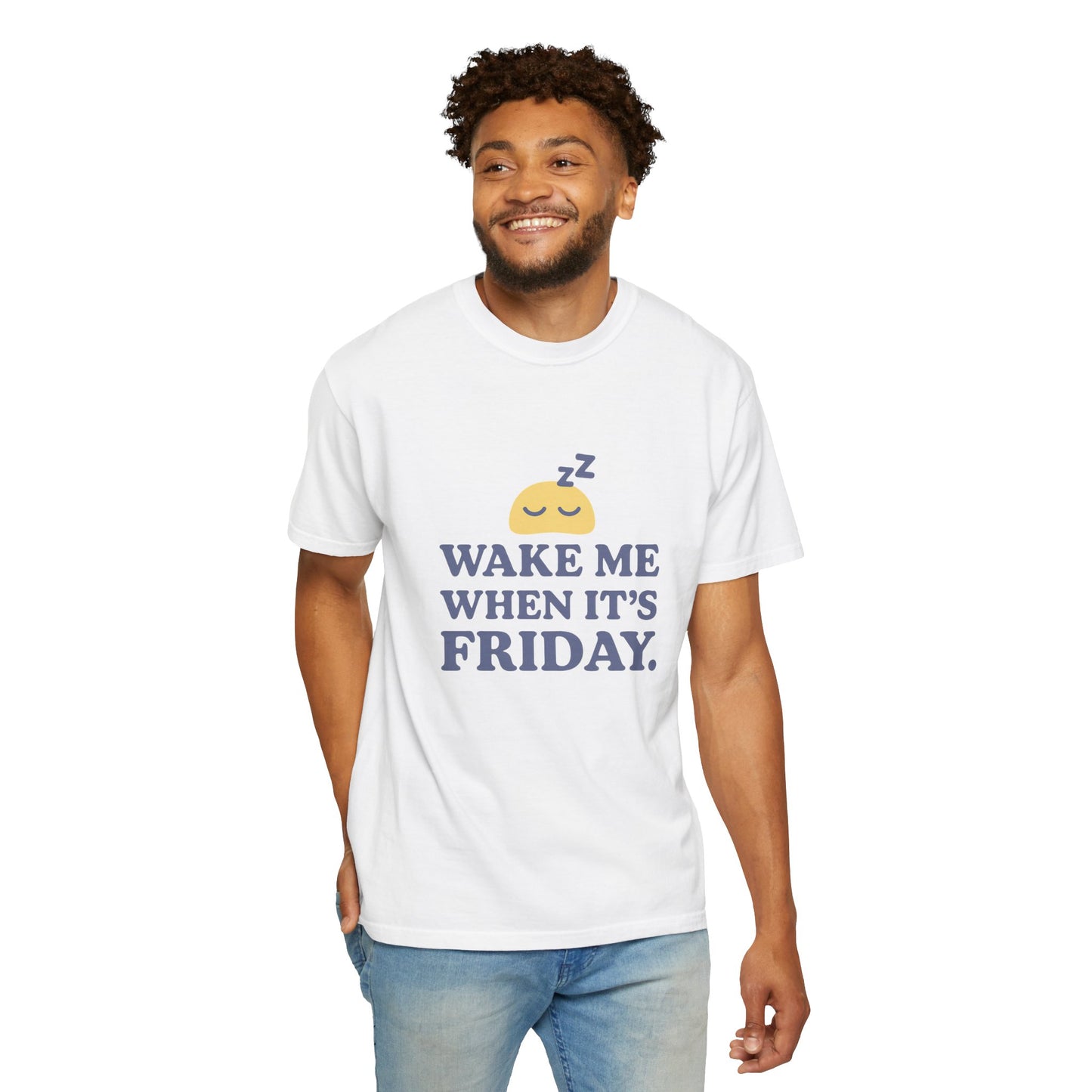 Wake Me When It's Friday Unisex T-Shirt, Casual Friday Tee, Gift for Her/Him, Weekend Vibes Apparel, Relaxed Fit Graphic Shirt