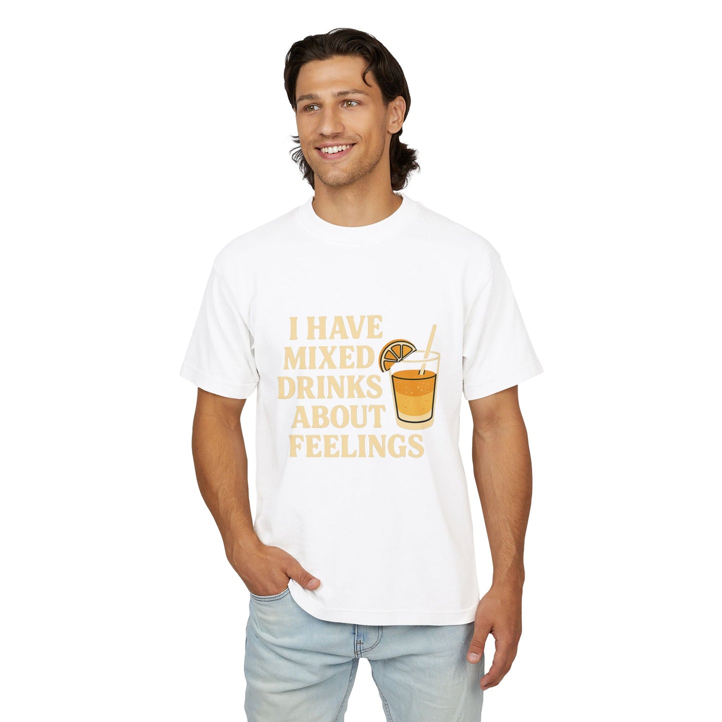 I Have Mixed Drinks T-Shirt - Unisex Urban Heavy Tee, Casual Wear, Summer Vibes, Gift for Friends, Comfort Clothing, Statement Tee